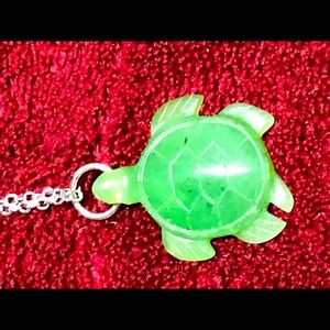 Jade turtle pendant